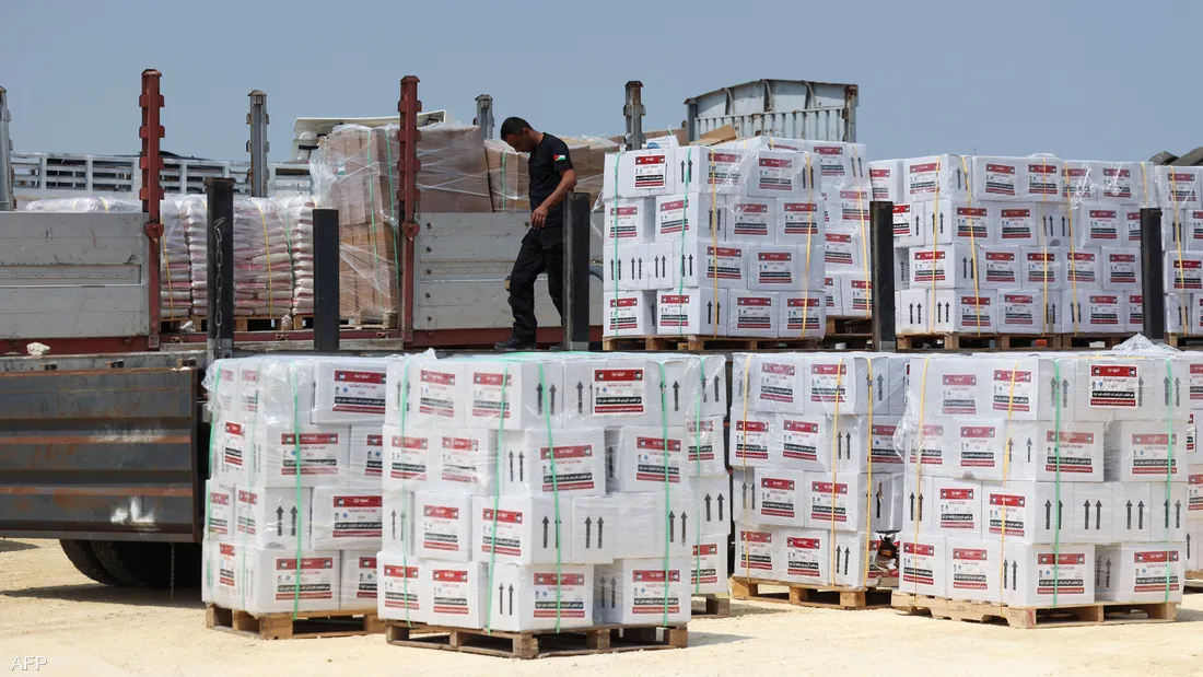 بعد ضغوط أميركية..مساعدات جديدة في طريقها إلى غزة